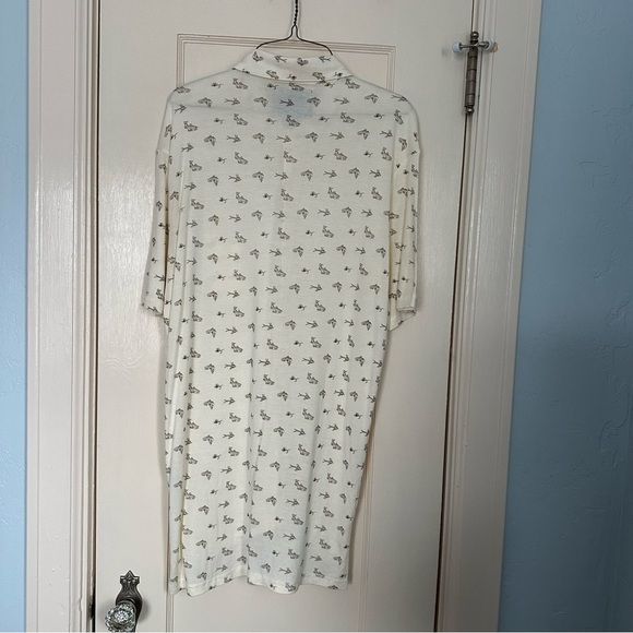 Mountain Khakis Arbor Knit Polo 100% Bamboo Cream Brown Short Sleeve Size L - Picture 4 of 14